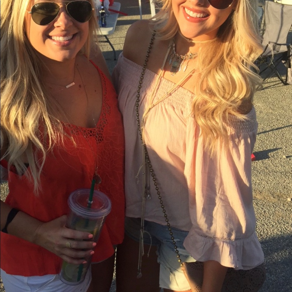 Off the shoulder blouse